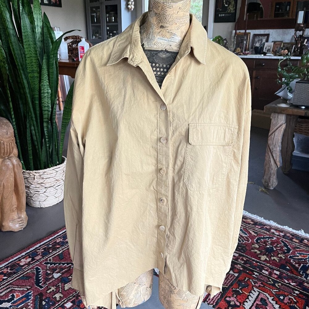 NAP 100% Cotton Mustard Yellow Shirt